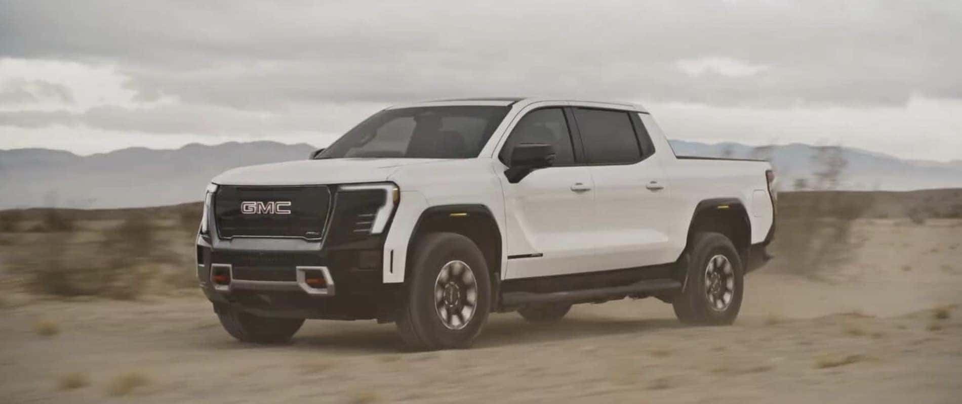 2026 GMC Sierra EV parked at Covert Buick GMC Bee Cave near Austin TX