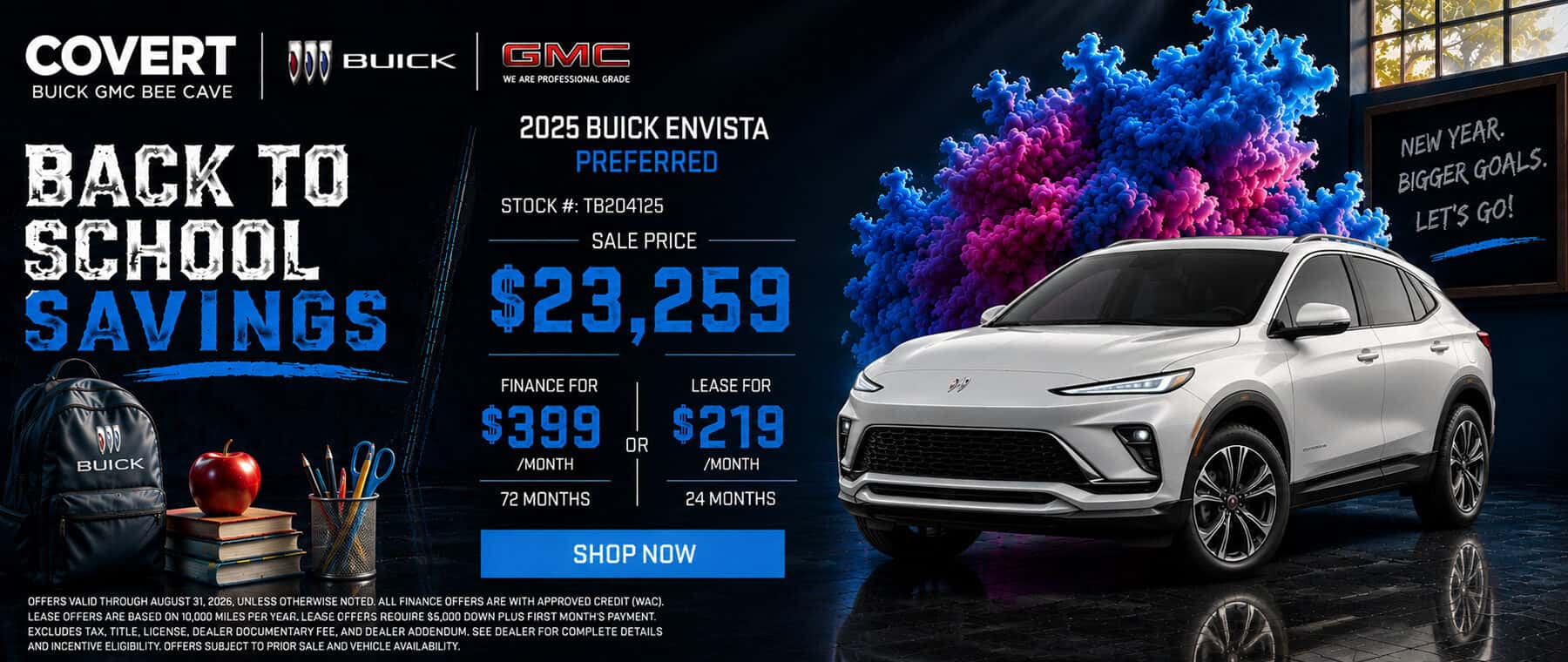 Covert Buick GMC - Back to School