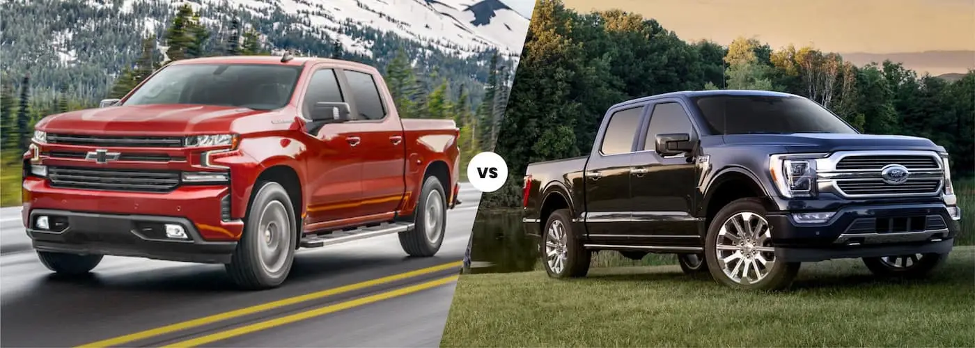 2021 Chevy Silverado 1500 Vs. 2021 Ford F-150 