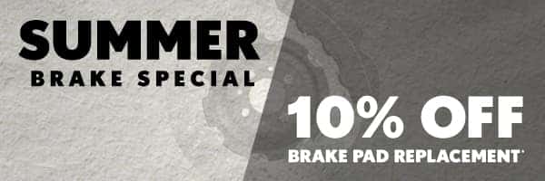 Summer Brake Special | 10% off brake pad replacement