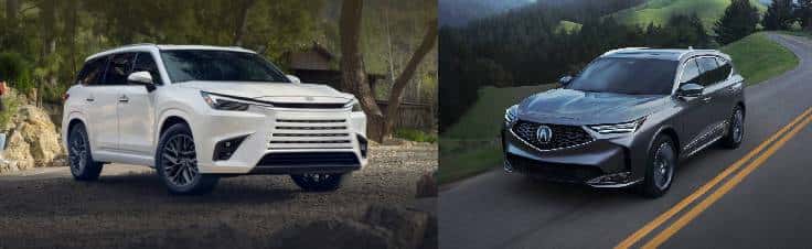 2026 lexus tx vs acura mdx