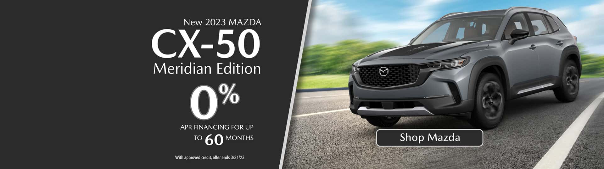 New 2023 CX-50 Meridian Edition
