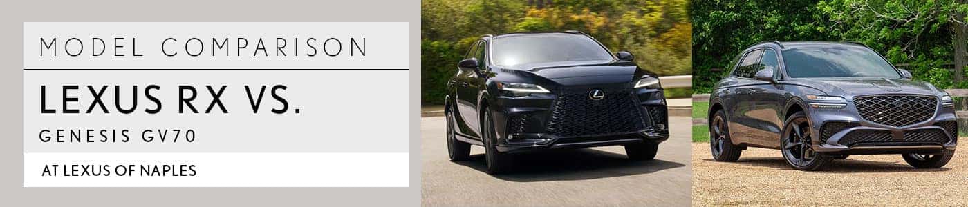 Lexus RX vs. Genesis GV70 Comparison with Price, Specs, & Photos