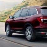 2020 Honda Pilot on curved road