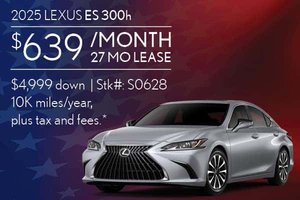 New 2025 Lexus ESh 300h