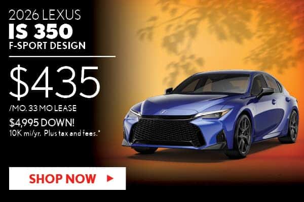 New 2026 Lexus IS 350