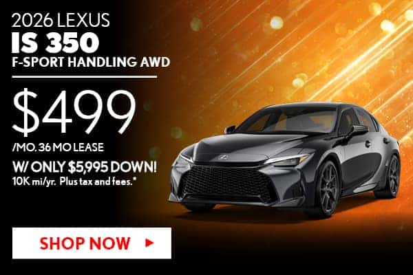 New 2026 Lexus IS 350