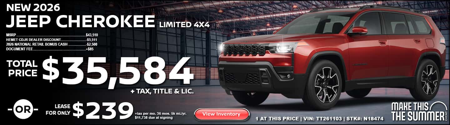 2026 JEEP CHEROKEE LIMITED