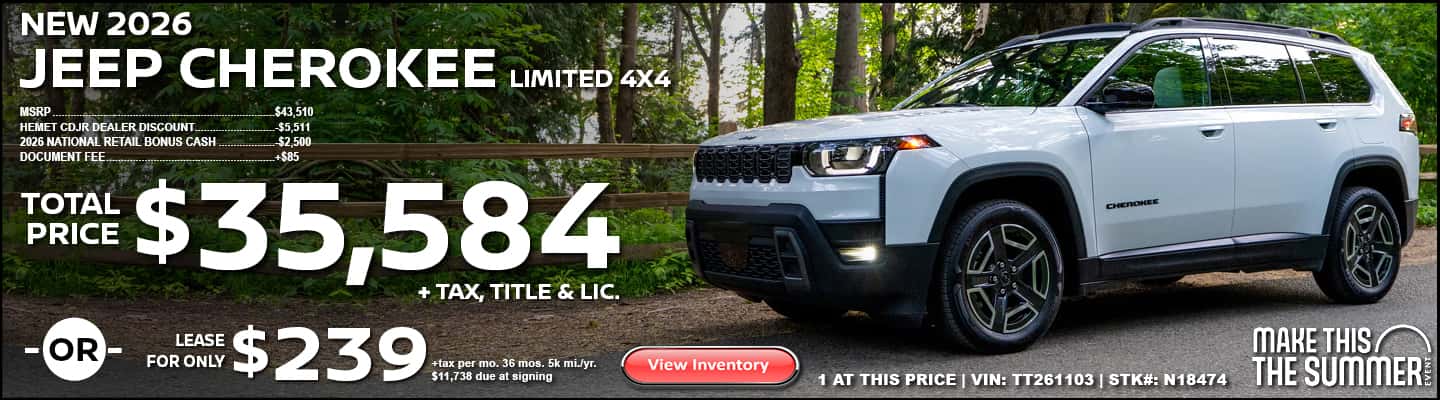 2026 JEEP CHEROKEE LIMITED