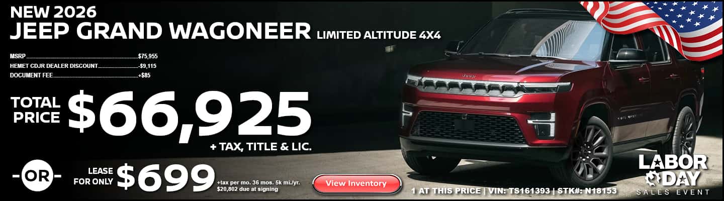 2026 Jeep Grand Wagonner