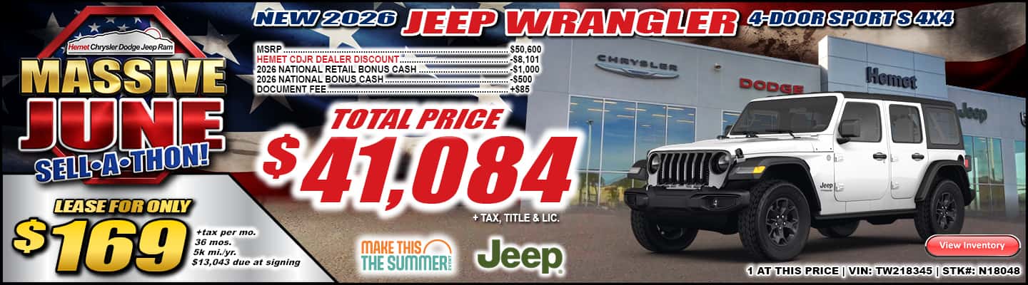 2026 JEEP WRANGLER 4-DOOR