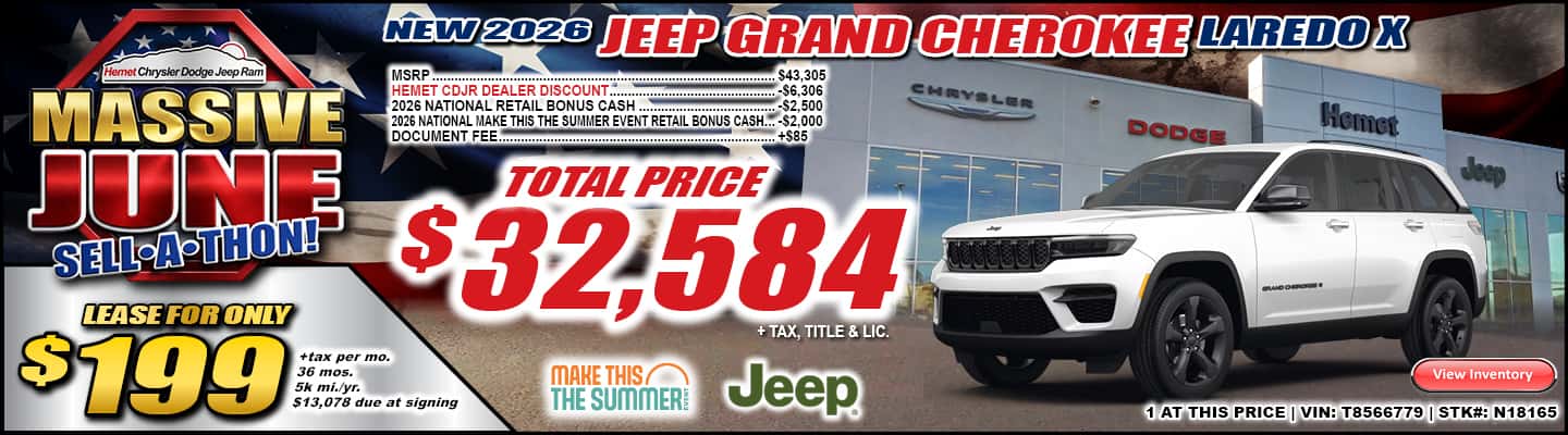 2026 JEEP GRAND CHEROKEE LAREDO