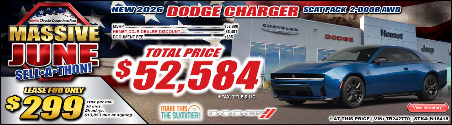 2026 DODGE CHARGER SCAT PACK