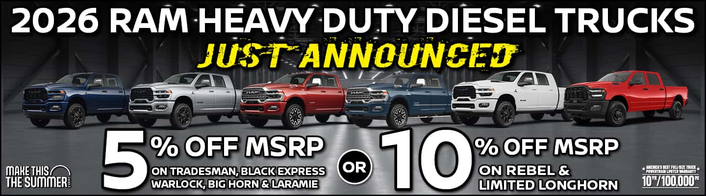 RAM HEAVY DUTY AUGUST SPECIAL