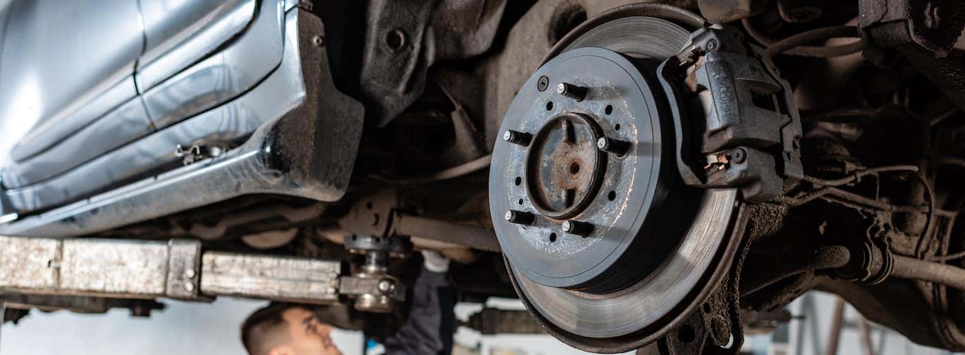 close up of car brakes