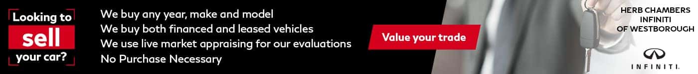 Value your trade at Herb Chambers INFINITI of Westborough