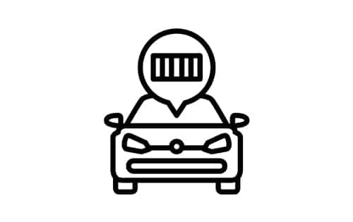 a graphic of a car with a filter above it