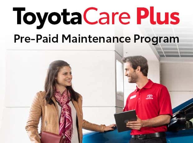 Toyota Car plus prepaid maintenance