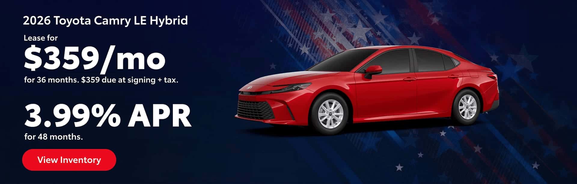 2026 Camry 2WD 4Dr. Sedan LE Hybrid CVT Model 2559