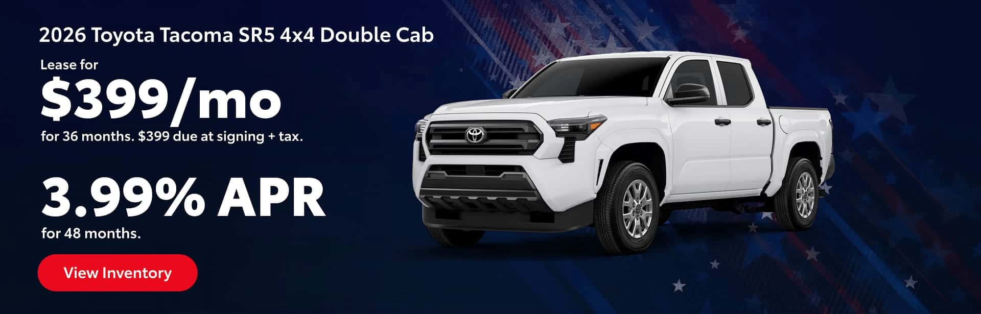 2026 Tacoma 4WD Double Cab SR5 L4