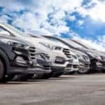 Row of cars
