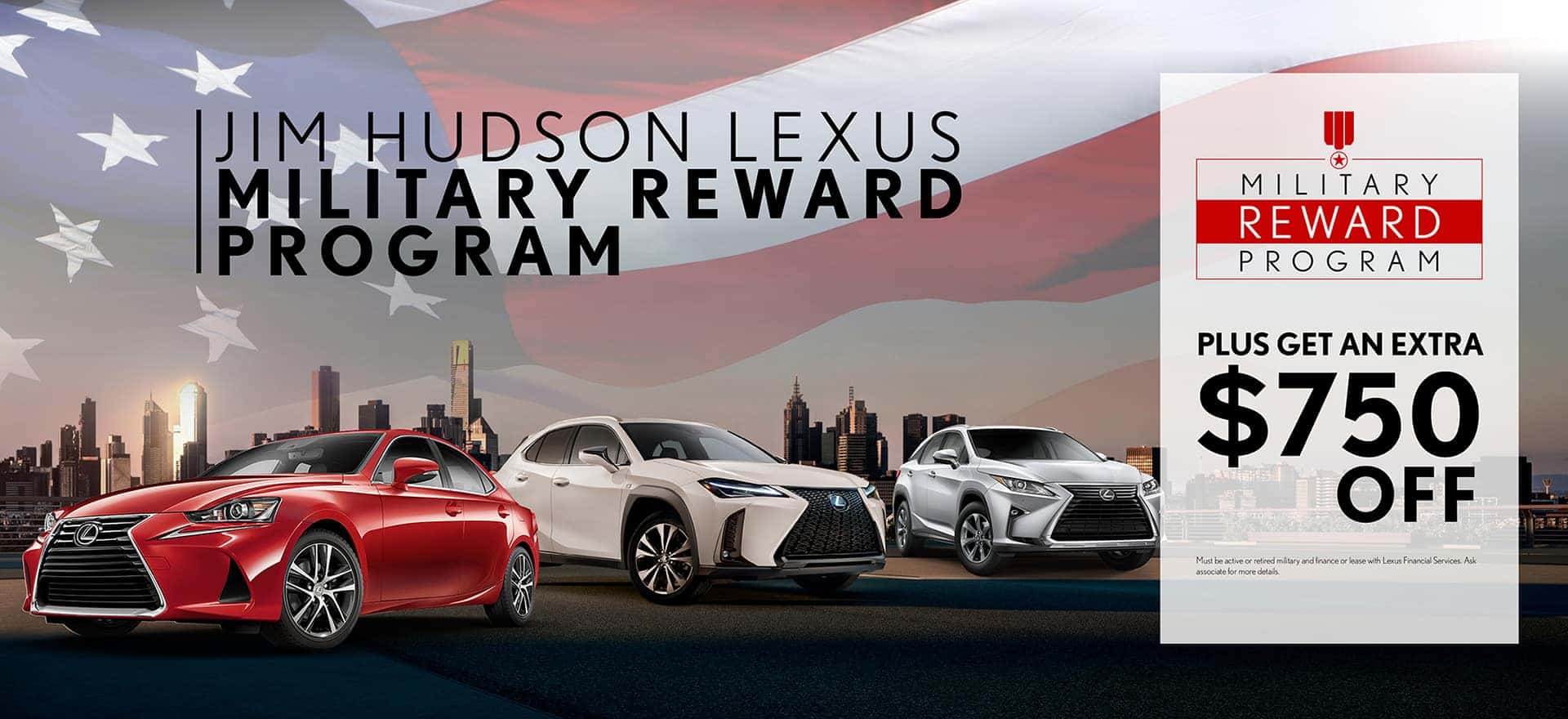 Jim Hudson Lexus >> Military Reward Program Jim Hudson Lexus Columbia Jim Hudson Lexus >> Military Reward Program Jim Hudson Lexus Columbia