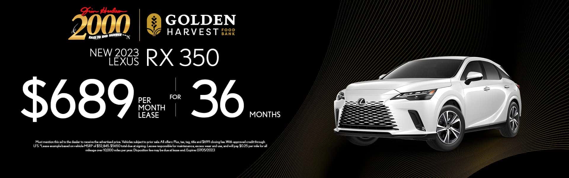 New 2023 Lexus RX 350