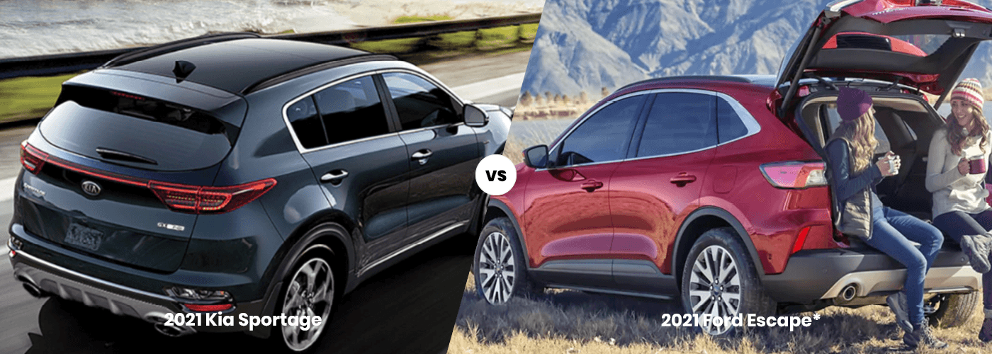 2021 Kia Sportage vs. 2021 Ford Escape Kearny Mesa Kia