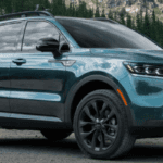 2021 Kia Sorento parked at base of mountain