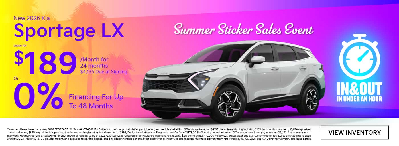 Sportage June Offer
