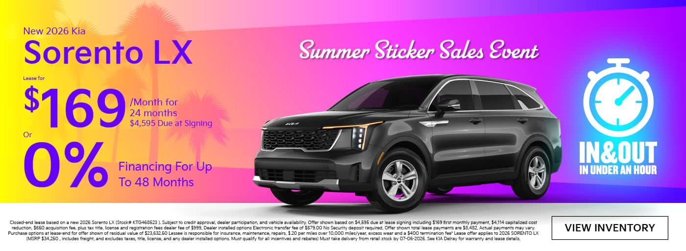 Sorento June Offer