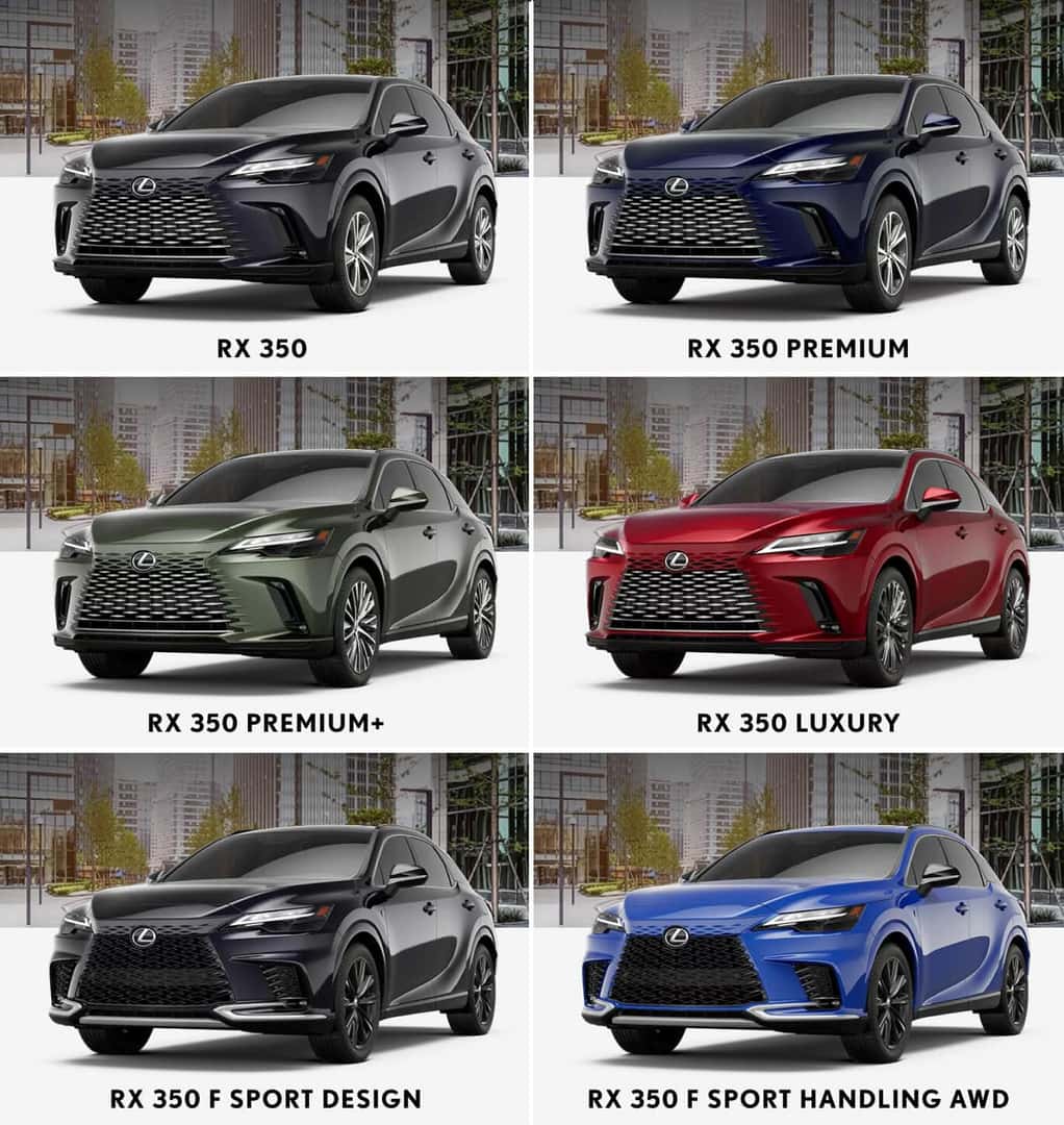 2025 Lexus RX Packages & Configurations