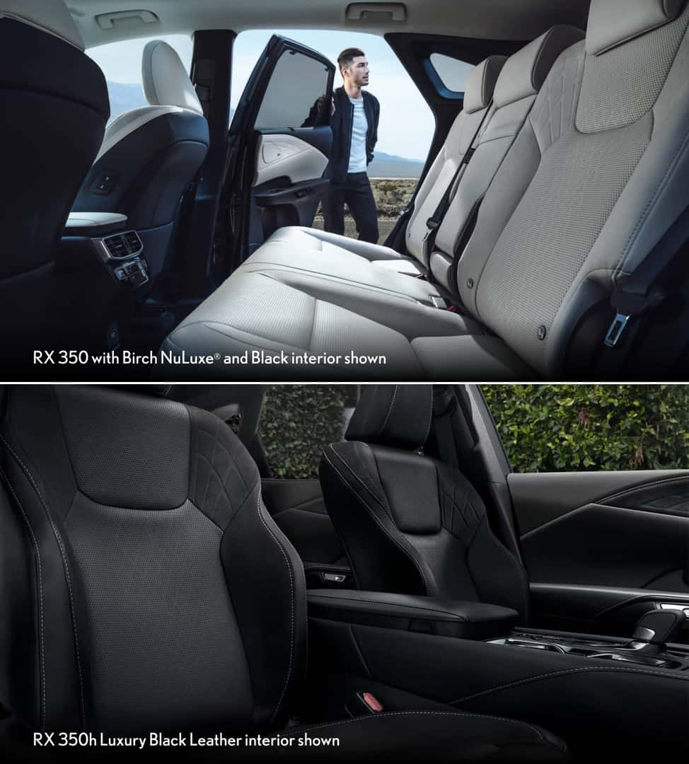 2026 Lexus RX 350 Interior Dimensions