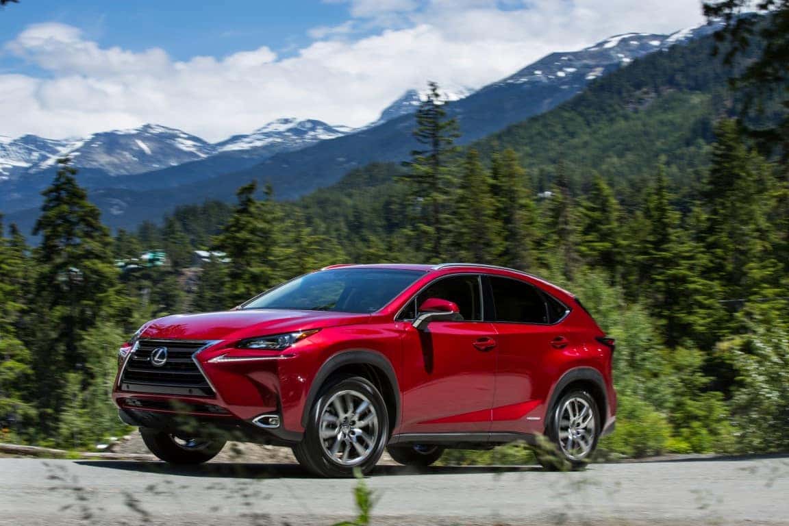 2018 Lexus NX 300h Red mountains