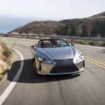 2021 Lexus LC 500 Convertible Silver canyon road