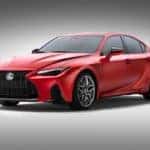 2022 Lexus IS 500 F Sport Red Front 3/4