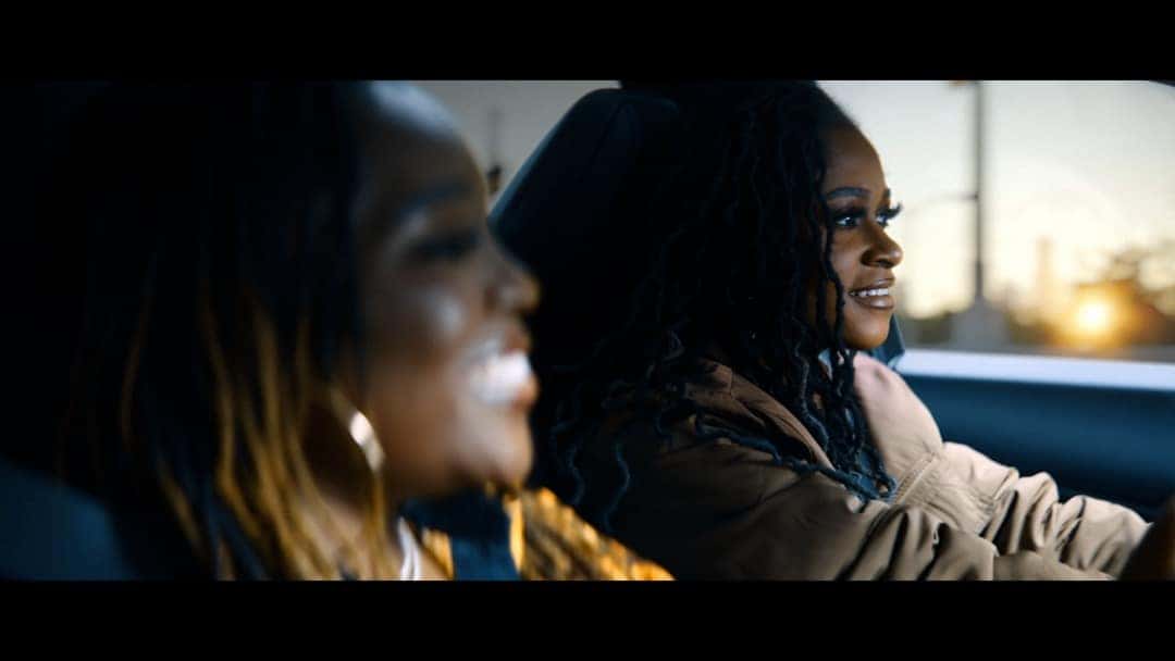Two women vibing off Lexus groove