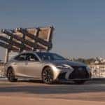 2022 Lexus LS 500 Atomic Silver desert driveway