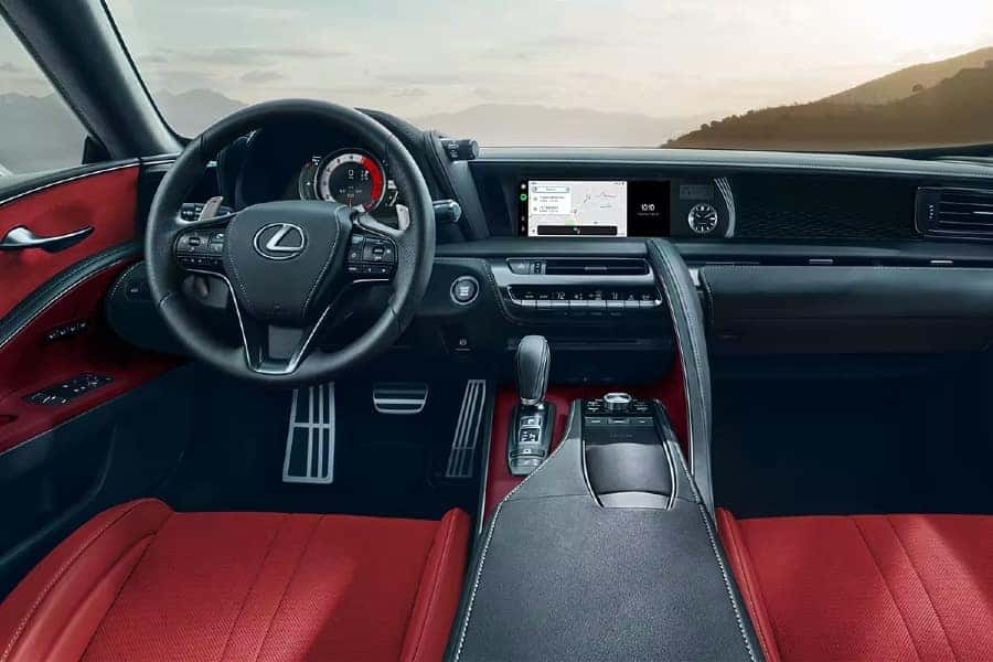 lch interior in red