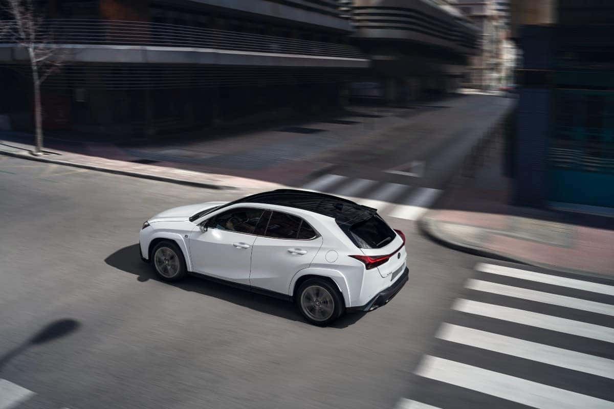 2023 Lexus UXh Exterior Driver Side Front Profile