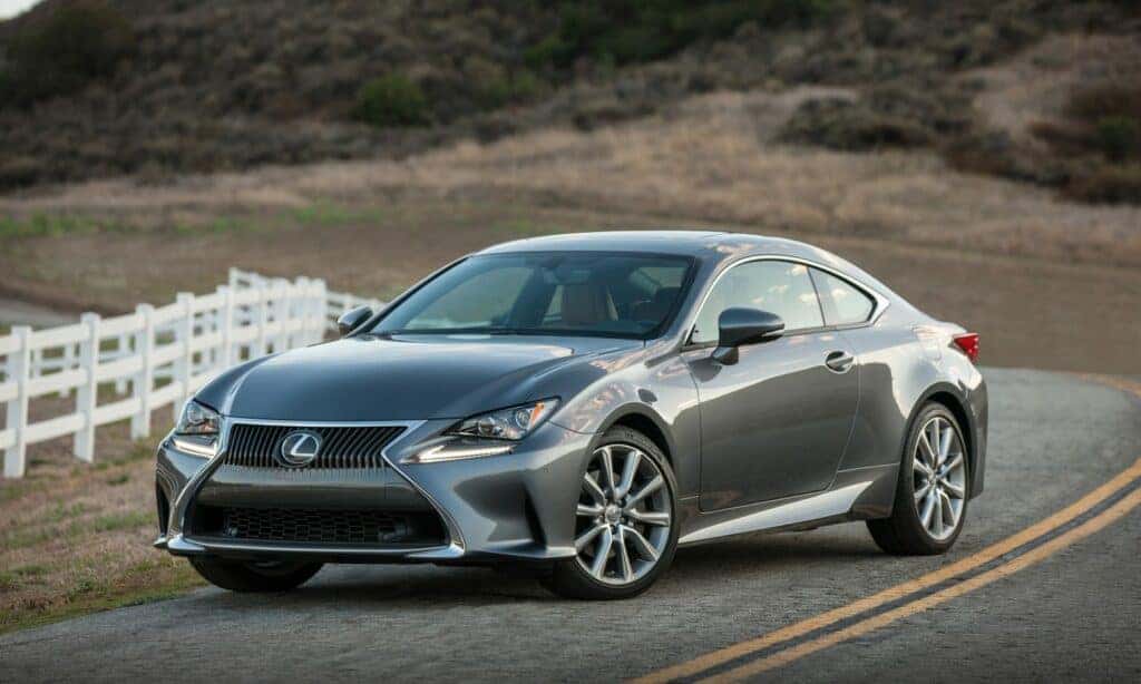 2016 Lexus RC Parked in the countryside