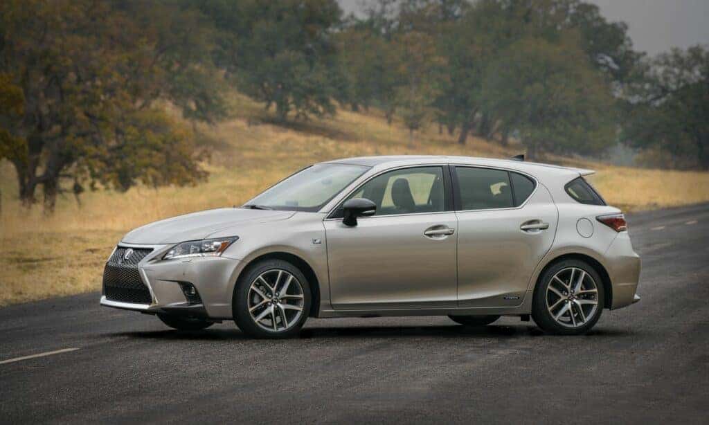 2017 Lexus CT 200h F Sport Parked in the Mountains