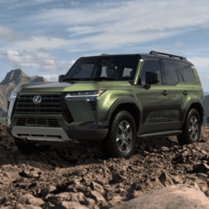 2024 Lexus GX 550 Overtrail Nori Green Pearl and Black Onyx