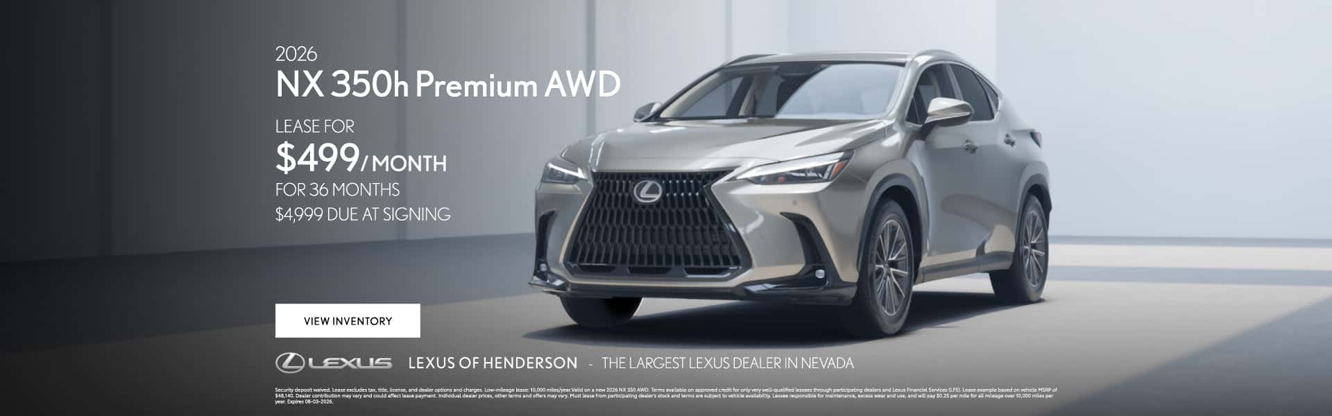 New 2026 NX 350