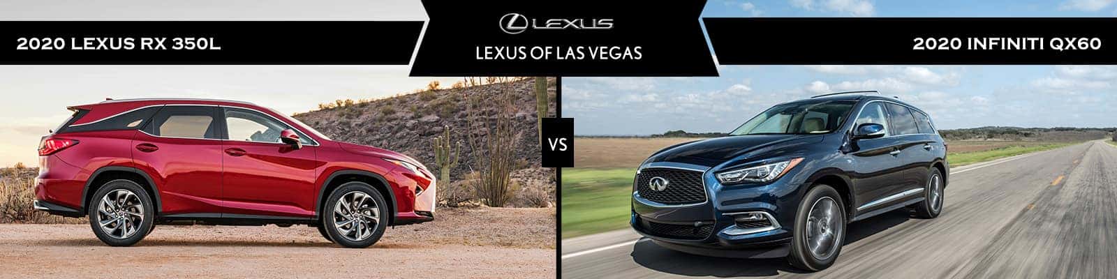 Lexus Rx L Vs Infiniti Qx60 Luxury Crossover Comparisons Las Vegas