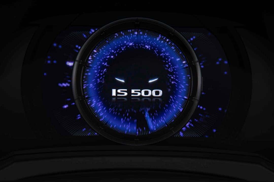 2022 Lexus IS 500 F Sport Opening Screen Instrument Cluster
