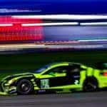 Lexus RC F GT3 Vasser Sullivan number 12 racing at night