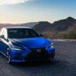 2022 Lexus ES 350 F Sport mountain road