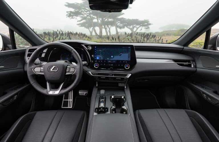 2023 Lexus RX F SPORT Performance Steering Wheel and Dashboard
