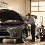 Lexus Being Serviced